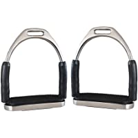 YYWJ - Par de estribos plegables-antideslizantes- con perfil ancho- de acero inoxidable- estribo de seguridad para…